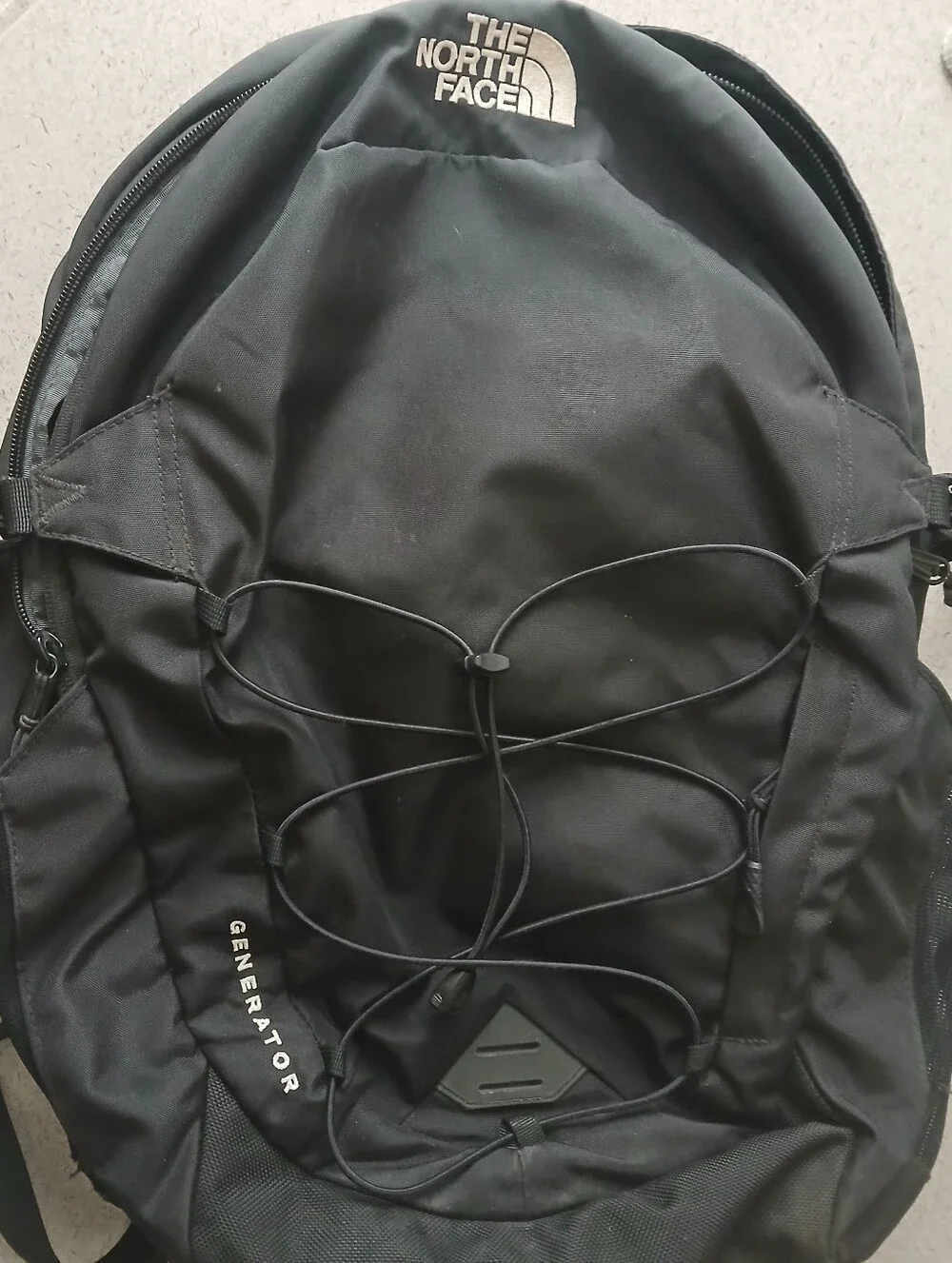 The North Face Black Everyday Backpack with Logo. See Photo Please